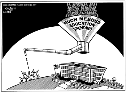 schools or bombs?
